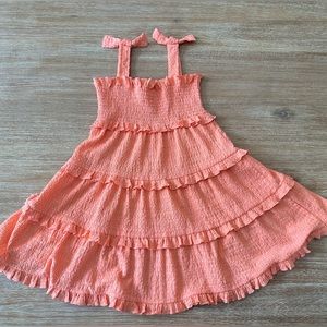 MAYORAL Peach Knit Dress Size 6